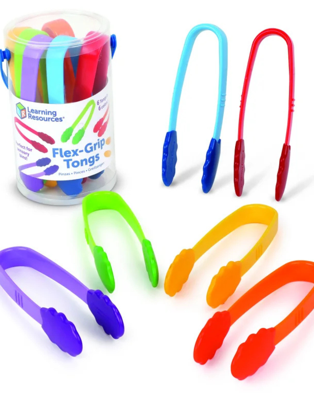 Learning Resources – Flex-Grip - kleště s flexibilním úchopem (Flex-Grip Fine Motor Tools) 2